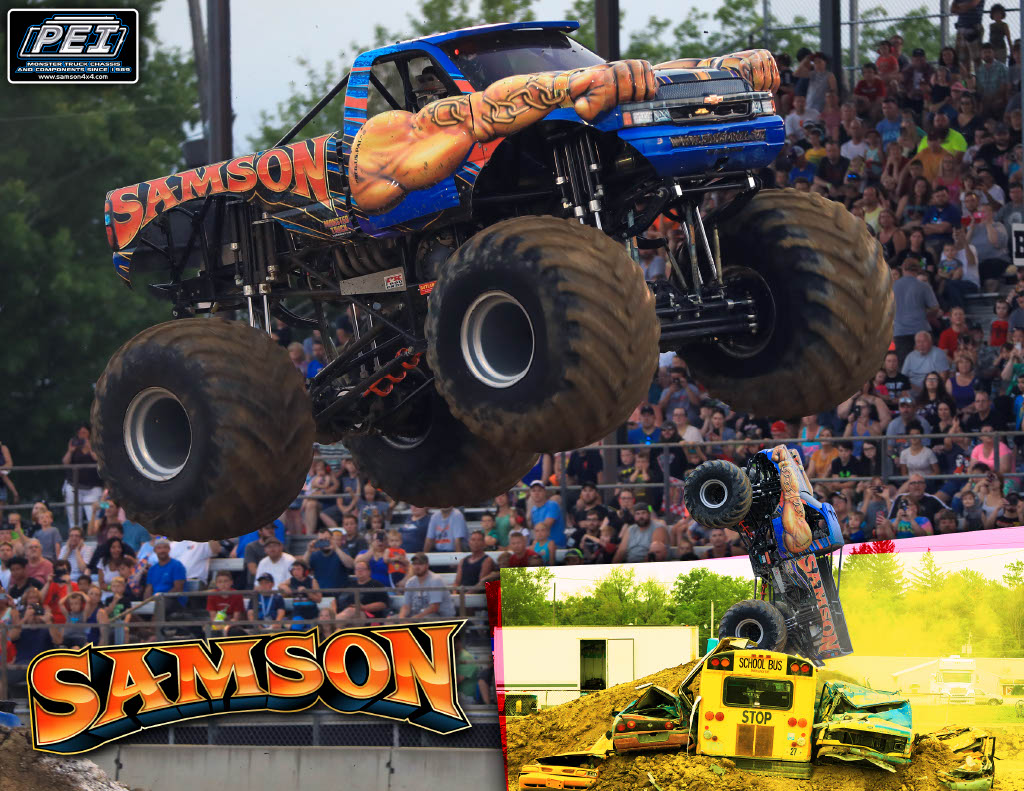 Samson Monster Truck Poster